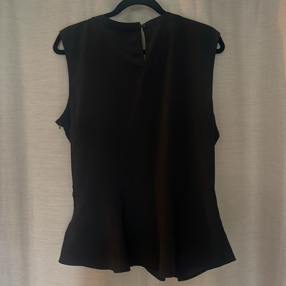 ATTENTION BLACK RUFFLE BLOUSE - Picture 5 of 5